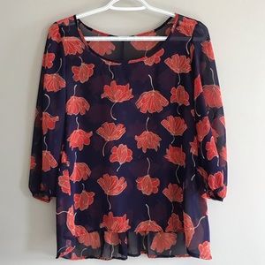 Floral blouse